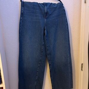 Banana Republic Medium Blue Wide Leg Jeans